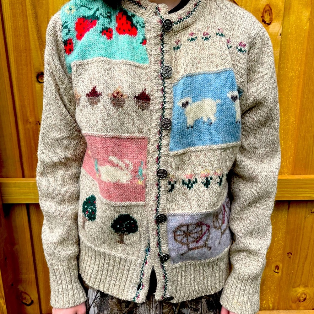 VINTAGE Woolrich Woman cardigan sweater